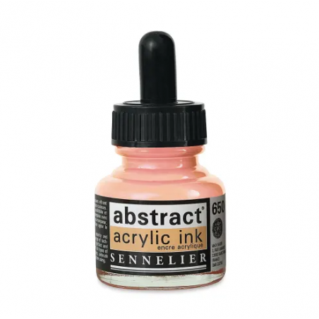 photo-Encre - Acrylique - Rose chair - 650 - Sennelier - Flacon 30ml - Beaux-arts
