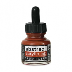 photo-Encre - Acrylique - Orange de Chine - 645 - Sennelier - Flacon 30ml - Beaux-arts