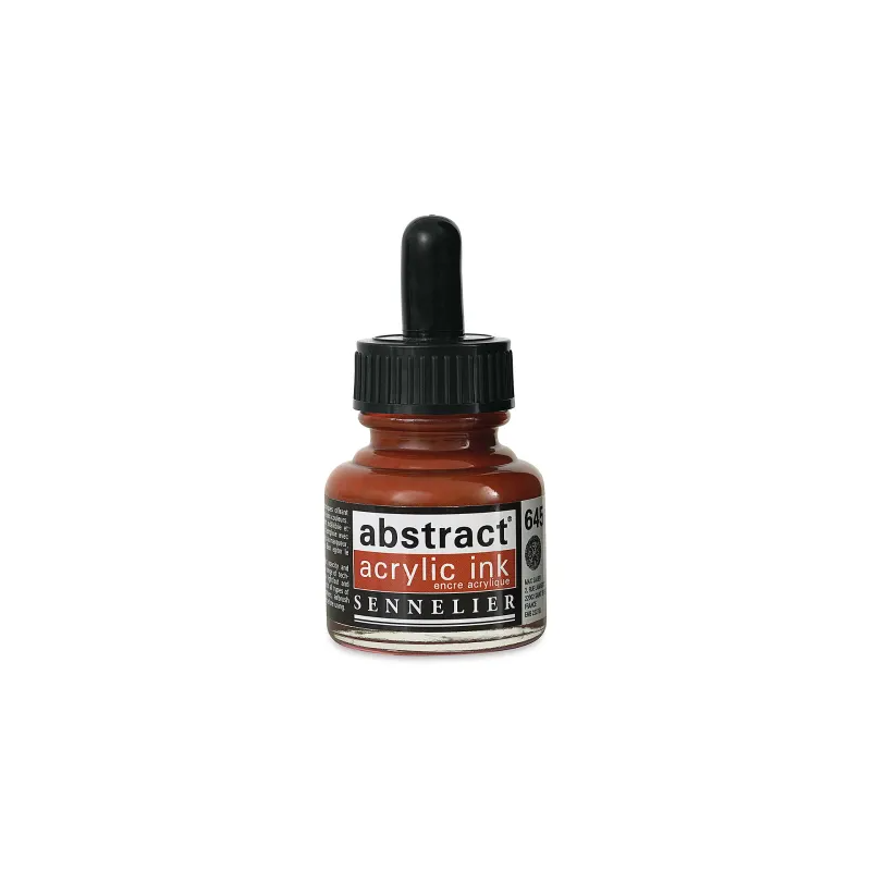 photo-Encre - Acrylique - Orange de Chine - 645 - Sennelier - Flacon 30ml - Beaux-arts