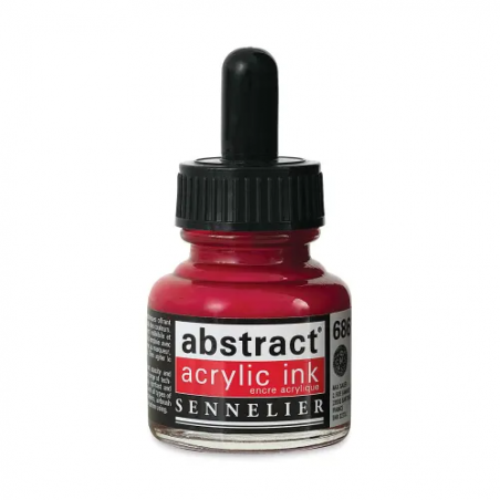 photo-Encre - Acrylique - Rouge primaire - 686 - Sennelier - Flacon 30ml - Beaux-arts