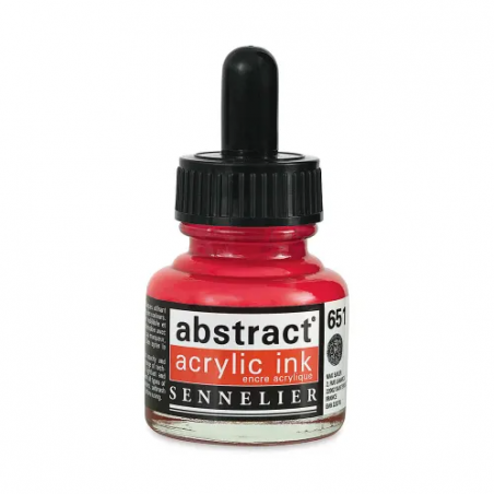 photo-Encre - Acrylique - Rose de Venise - 651 - Sennelier - Flacon 30ml - Beaux-arts