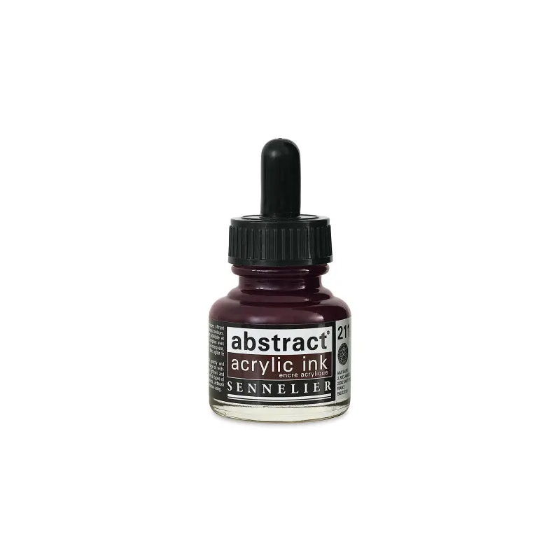 photo-Encre - Acrylique - Terre de Sienne brûlée - 211 - Sennelier - Flacon 30ml - Beaux-arts