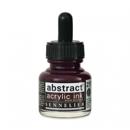 photo-Encre - Acrylique - Terre de Sienne brûlée - 211 - Sennelier - Flacon 30ml - Beaux-arts