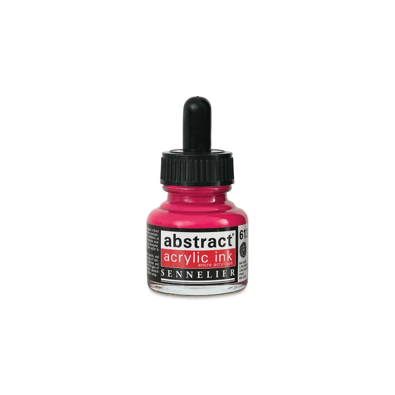 photo-Encre - Acrylique - Ton rouge cadmium clair - 613 - Sennelier - Flacon 30ml - Beaux-arts