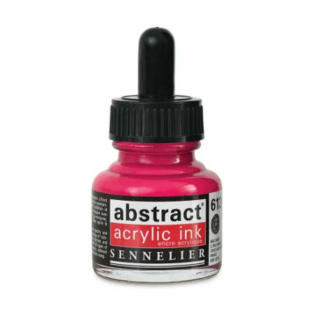 photo-Encre - Acrylique - Ton rouge cadmium clair - 613 - Sennelier - Flacon 30ml - Beaux-arts
