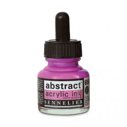 photo-Encre - Acrylique - Rose quinacridone - 658 - Sennelier - Flacon 30ml - Beaux-arts