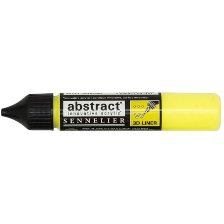 liner-abstract-sennelier-jaune-fluo