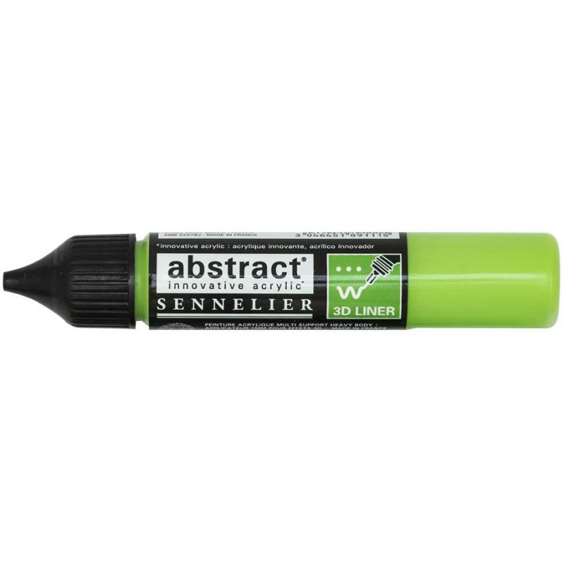 liner-abstract-sennelier-vert-jaune