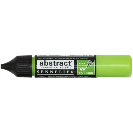liner-abstract-sennelier-vert-jaune