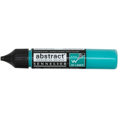 Marqueur peinture acrylique Abstract Liner Sennelier turquoise pas cher