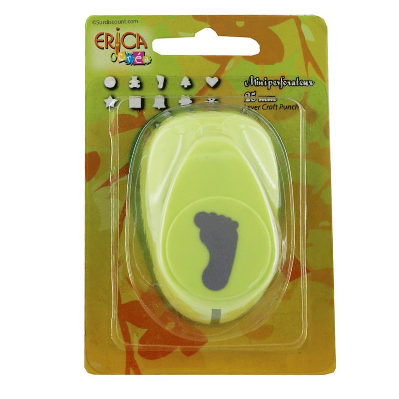 Mini Perforateur Vert Fantaisie Pied 15Mm - Erica pas cher