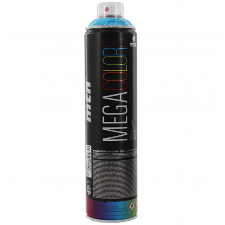 photo - Bombe de peinture - Bleu clair - RV-8 - MTN Mega Colors - 600ml