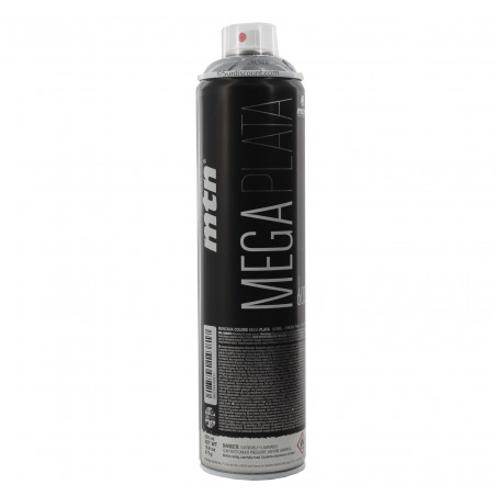 photo - Bombe de peinture - Mega Plata - Chrome - MTN Mega Colors - 600ml