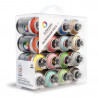 Lot de bombes de peinture - 16 couleurs - water based - Mtn pas cher