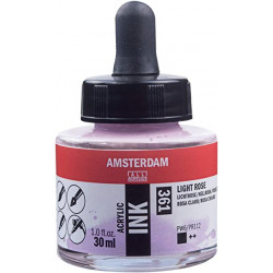 photo-Encre - Acrylique - Rose clair - 361 - Amsterdam - Flacon 30ml - Beaux-arts
