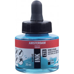 photo-Encre - Acrylique - Bleu royal - 517 - Amsterdam - Flacon 30ml - Beaux-arts