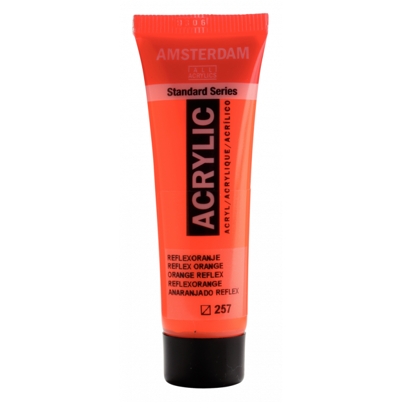 Peinture Acrylique en tube - orange reflex - Amsterdam pas cher-20791