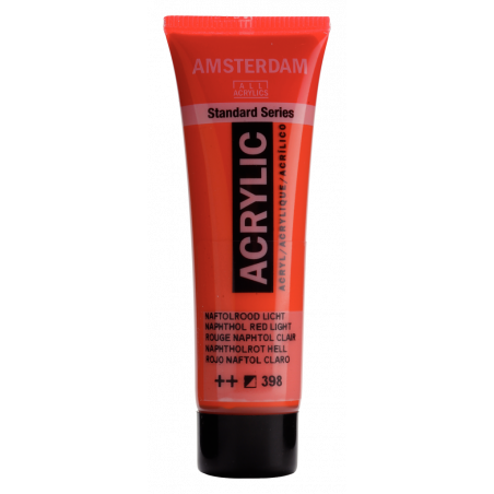 Peinture Acrylique en tube - rouge naph - Amsterdam pas cher