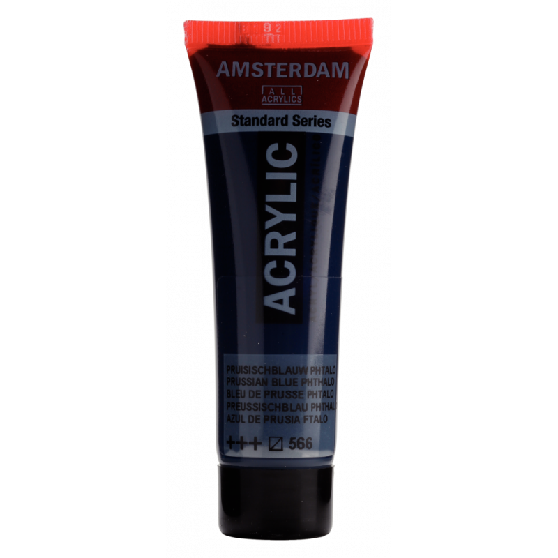 Peinture Acrylique en tube - bleu de prusse pht - Amsterdam pas cher