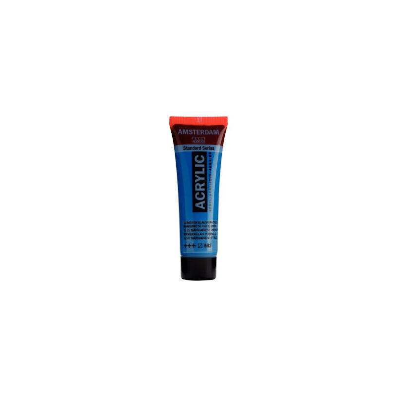 Peinture Acrylique en tube - bleu manganese - Amsterdam pas cher