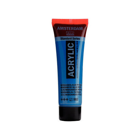 Peinture Acrylique en tube - bleu manganese - Amsterdam pas cher