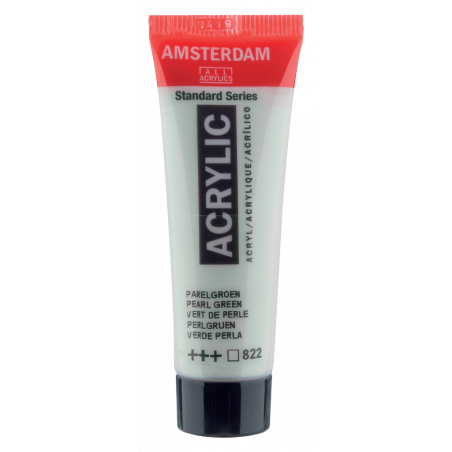 Peinture Acrylique en tube - vert perle - Amsterdam pas cher