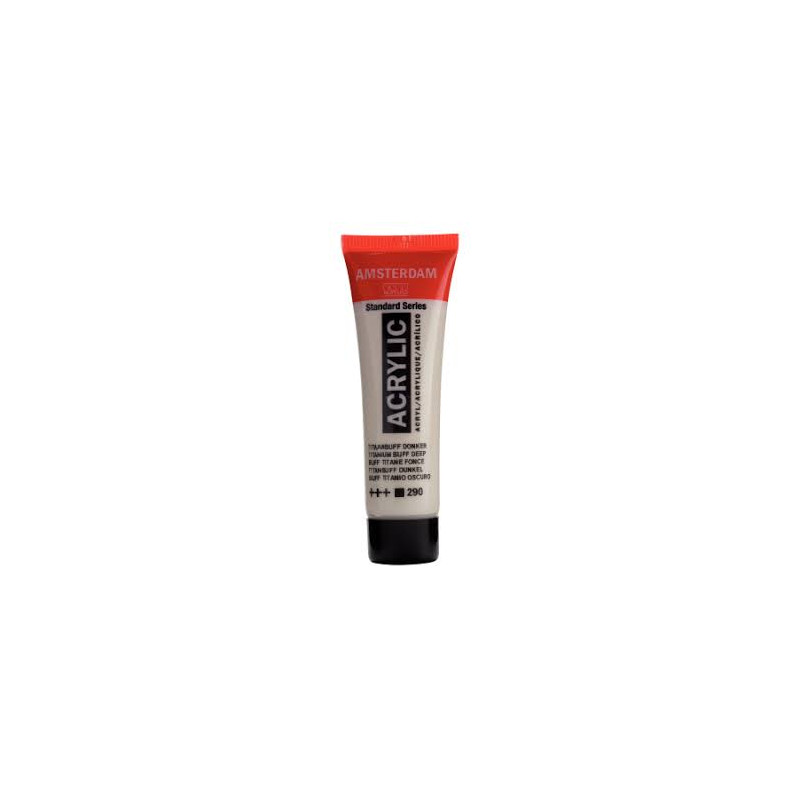 Peinture Acrylique en tube - buff titane fonce - Amsterdam pas cher