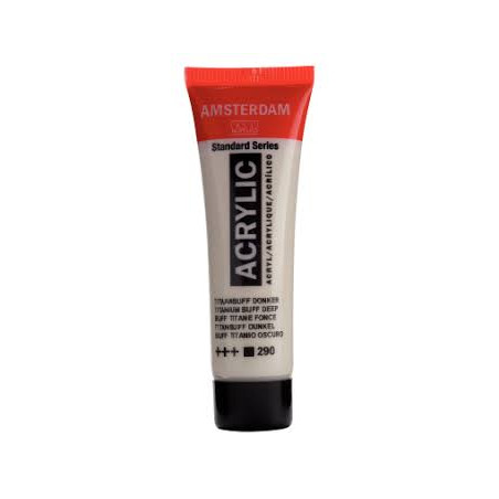 Peinture Acrylique en tube - buff titane fonce - Amsterdam pas cher