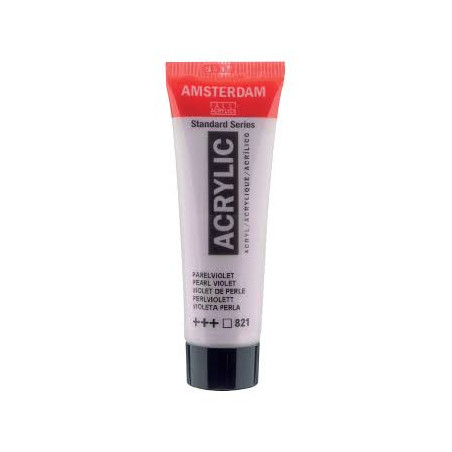 Peinture Acrylique en tube - violet perle - Amsterdam pas cher