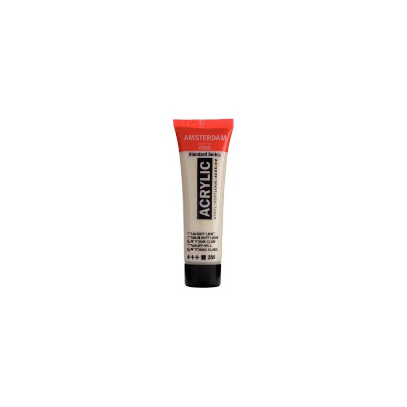 Peinture Acrylique en tube - buff titane clair - Amsterdam pas cher-20840