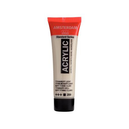 Peinture Acrylique en tube - buff titane clair - Amsterdam pas cher-20840