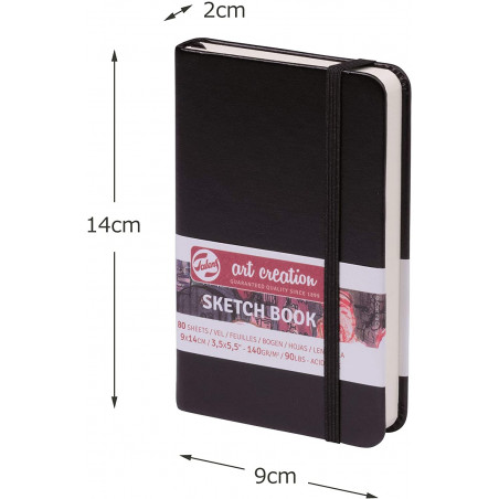 Carnet Croquis 90X140 Mm 80 Feuilles 140G Royal Talens | Surdiscount