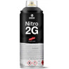 Bombe de peinture noir goudron mat nitro 2G 400ml - Mtn pas cher