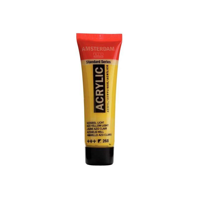 Peinture Acrylique en tube - jaune azo clair - Amsterdam pas cher