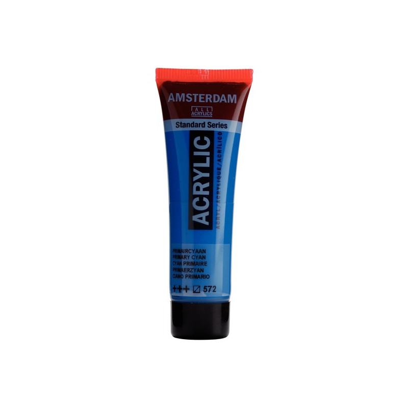 Peinture Acrylique en tube - cyan primaire - Amsterdam pas cher