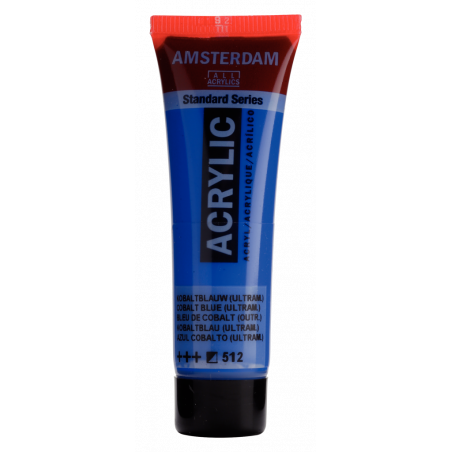Peinture Acrylique en tube - bleu de cobalt outremer - Amsterdam pas cher