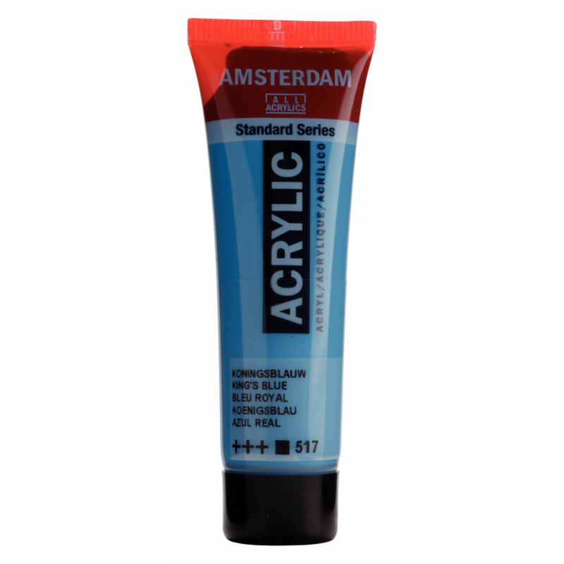 Peinture Acrylique en tube - bleu royal - Amsterdam pas cher
