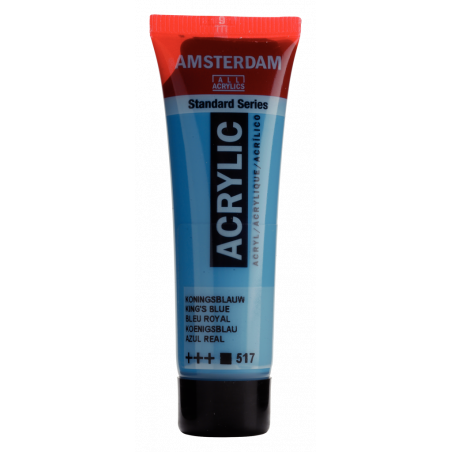 Peinture Acrylique en tube - bleu royal - Amsterdam pas cher