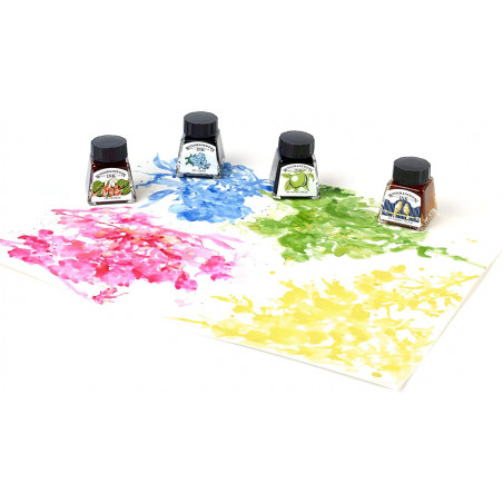 Acheter Set de 4 flacons 14ml encre à dessiner - Winsor & Newton
