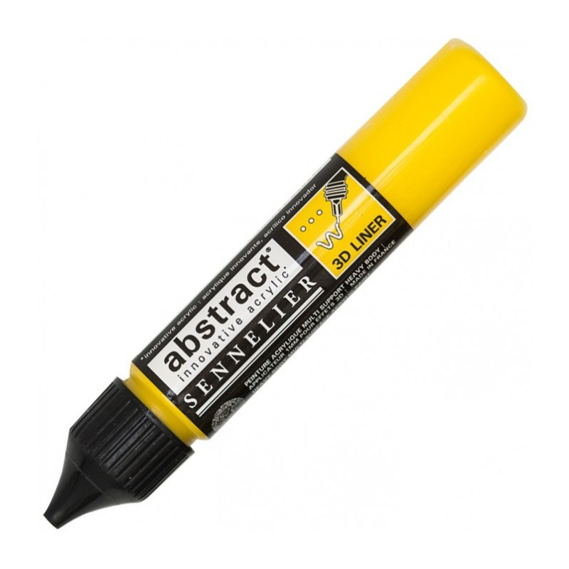 abstract-acrylique-acrylic-lot-de-5-27ml-3D-liner-primaires-primary-couleurs-colors-jaune-de-près