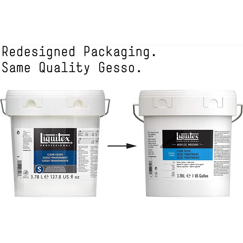 Liquitex gesso transparent 3,78L discount