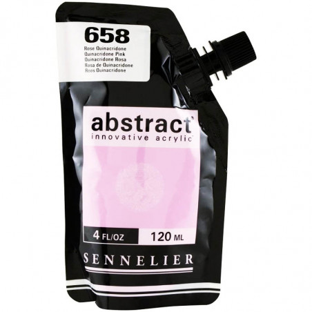 Sachet de peinture Sennelier Acrylique Abstract 120ml Rose Quinacridone Pas Cher