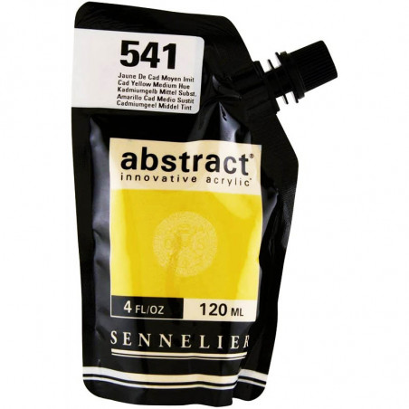 achet de peinture Sennelier Acrylique Abstract 120ml Jaune De Cad Moyen Imit Pas Cher