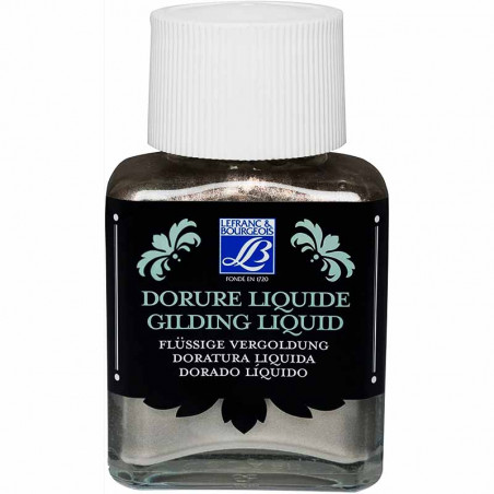Flacon Dorure Liquide 75ml Etain - L&B Pas Cher