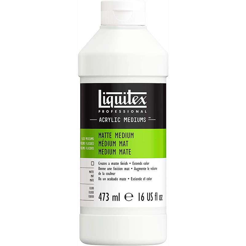photo-Vernis médium - Mat - Peinture acrylique - Liquitex - 473ml