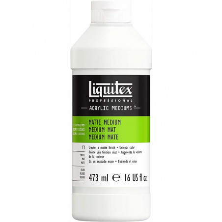 photo-Vernis médium - Mat - Peinture acrylique - Liquitex - 473ml