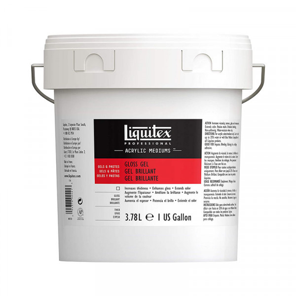 photo-Gel brillant - Médium - Peinture acrylique - Liquitex - Pot 3,78L