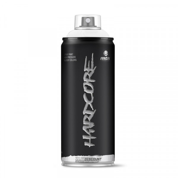 Bombe de peinture Hardcore MTN - Blanc os pas cher