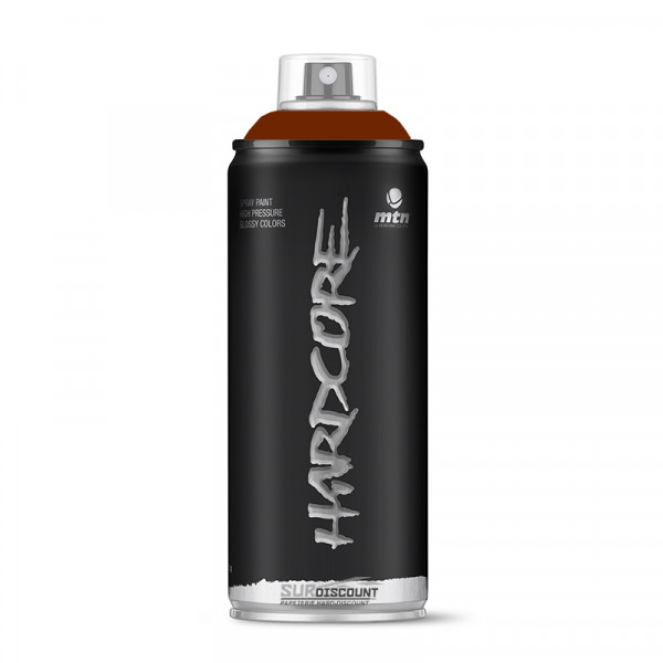 Bombe de peinture Hardcore MTN - Rouge oxyde pas cher