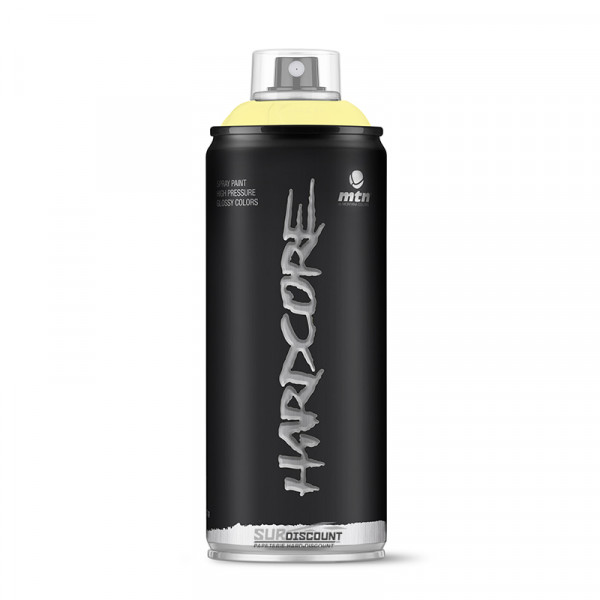 Bombe de peinture Hardcore MTN - Jaune plage pas cher